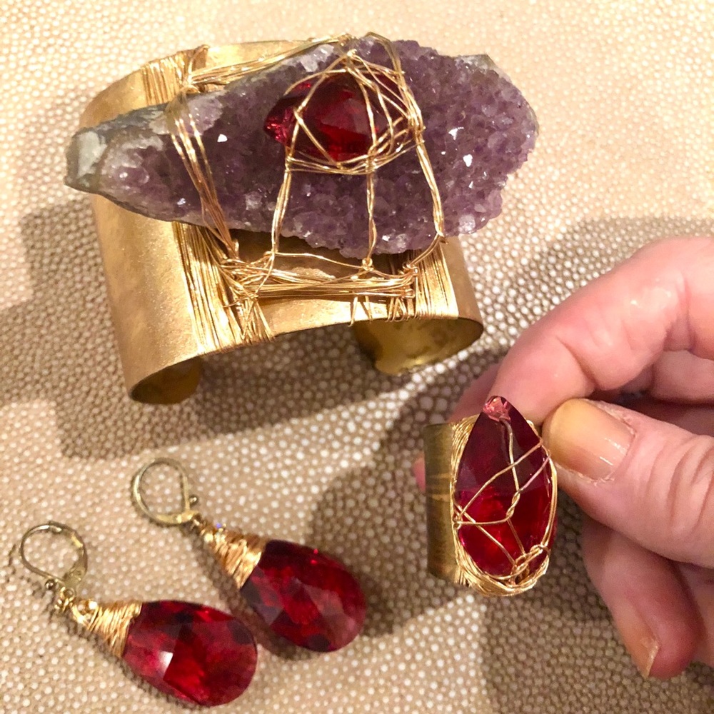 One of a kind! Ring and Cuff!